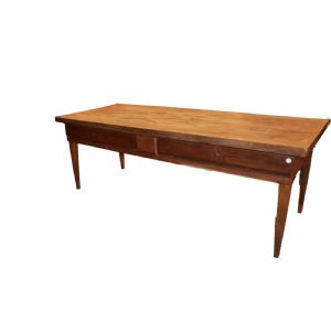 Louis XVI style solid wood rectangular table